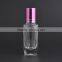 10ml Empty Clear Glass Roll on Perfume Bottle for Cosmetic Packaging With Stainless Steel Roller Ball