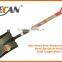 D-type Square Wooden Handle Carbon Steel Shovels