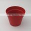 Biodegradable bamboo fiber flower pots with lid