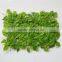 UV protected artificial plastic leaves panel for outdoor wall decoration