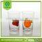 Fruit decorated drinking glass tumblers