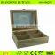 FSC pine wood tea box wholesale
