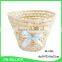 Mini woven cute corn husk natural gift basket with bowknot