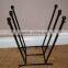 Wood burner stove log holder
