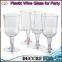 NBRSC Promotional Disposable party Plastic Wine glasses Party drinking Cup champagne goblet