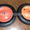 size 13x3 wheel Top quality rubber wheel with steel rim 13*3