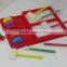 2016 hot selling rainbow art set w/plastic tray, diy rainbow art set with brush, watercolor rainbow art set,