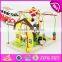 new design bead maze wooden kids roller coaster toy for education W11B141-S
