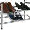 metal adjustable iron cheap shoe rack