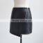 Europe style black 2016 new design pu leather mini short lady girl skirt