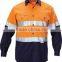 hi vis work shirt and pant color combinations button front