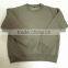 latest design spring cotton short green sweater for men