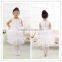 2016 latest designs champagne spring kid tutu dance style fancy high quality flower baby girls party night dress design