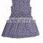 Organic Cotton Floweral Print Girl's Sleeveless Summer Dress