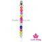 8NZ441-2 Lovebaby wholesale Wholesale Baby Colorful Plastic Pearl Design Pacifier Clip Mental Holder Teether Holder Baby Feeding