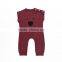 S60698B Baby Boys Girls Long Sleeve Overall Infants Cartoon Bodysuit
