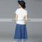 Superior Quality Soft long blue jean skirts for women