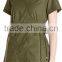 Customed Plain Blank Multi-Colors Easy-Fit Nursing Scrubs Tops with Adjustable Side Tie