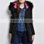 Professional Supplier Wholesale Duck Down Jacket Women Classic Style Long Black Down Jacket for