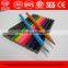 7" 12 pcs jumbo triangle color pencils