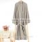 100% cotton shawl collar jacquard bathrobes for men for 5 star hotel