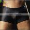 Wholesale Black PU Leather Men's Sexy Underwear Black leather underwear for men black PU intimate panties