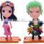 Hot Japanese Animation One Piece action figure PVC doll toys One Piece Q version figure