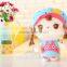 Yangzhou plush toys factory stuffed plush human doll toys with braid