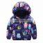 Cartoon Doodles Winter Baby Clothes Hooded Down Coats For Children Girls And Boy M7082802