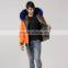 New trendy comfortable khaki and orange revisible warm men down jacket