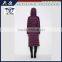 Purple Windproof Lightweight Women Down Coat