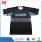 Ditigal printing new style t-shirts custom sublimation full dye black baseball tops/jerseys