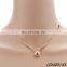 Biservice Pearl and Crystal Chain Choker neckalce