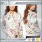 OEM fashion floral print bomber jacket casual custom design wholesale 2016