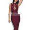below knee longuette mermaid fashion women clothes hot girl sexy club dress