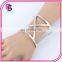 European fashion hot temperament openings X metal bracelet