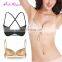 Black Removable Straps Invisible plus size ladies sexy stylish sexy bra