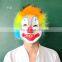 Clown With Color Hair Adult Full Latex Rubber Masks For Chirstmas