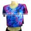 Wholesale colorful T-shirt and tie dye color combinations.
