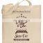 Recycle logo printed canvas tote bag( with rope handle)