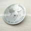 China factory silver army challenge coin with Chinese map