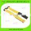 Extra heavy duty hook and loop nylon cable tie with buckle