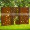 Decorative Cutout Wall Panel Rustic Corten Screens