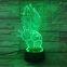 Creative Gift 3D Optical Visual Illusion Acrylic Night Light USB Table Lamp