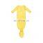 Baby Button Mitten Knotted Gown Infant Sleeper Newborn Shower Gift