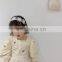 Korea 2020 Autumn Children's Wear Children's Dresses Girls Embroidered Square Neck Dress Girls Court Style Dresses