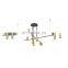 Elegant Design pendant light gold metal luxury led modern chandelier