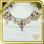 Handmade crystal ab neckline rhinestone applique wholesale FHA-068