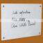 Office Large Size Tempered Clear Glass Writing Board Whiteboard With Pen Tray For Classroom