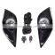 2pcs Bezel Wiring Switch Relay Clear Lens Fog Lights For 15-17 Nissan Versa w/